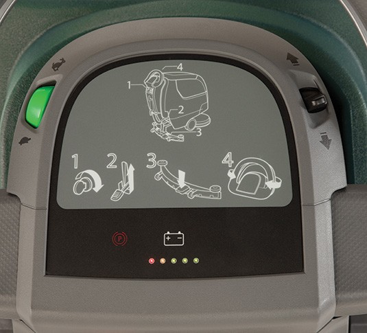 A300 Lavadora de piso de operação a pé alt 12