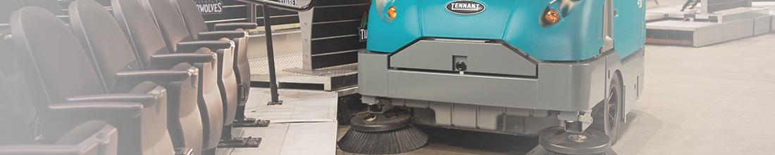 坦能手推式洗地机