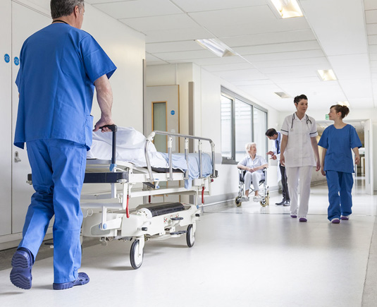 Building a hospital floor cleaning program