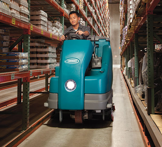 All American Foods - Récureuse autoportée T16 de Tennant avec ec-H2O