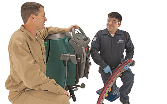 A Tennant Company faz formação cruzada para funcionários de assistência técnica